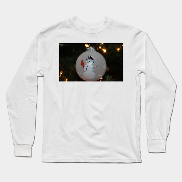 Christmas Ornament Long Sleeve T-Shirt by Cynthia48